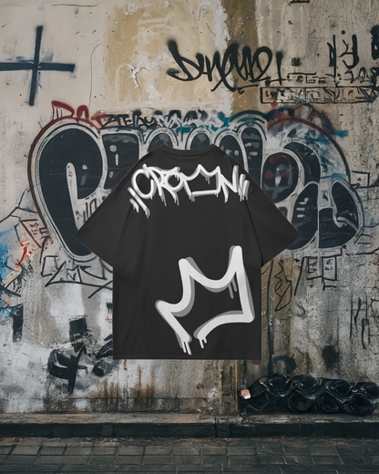 Playera Oversized Crown — “ALL RISE FOR THE KING” | The Urbn Bros Co.