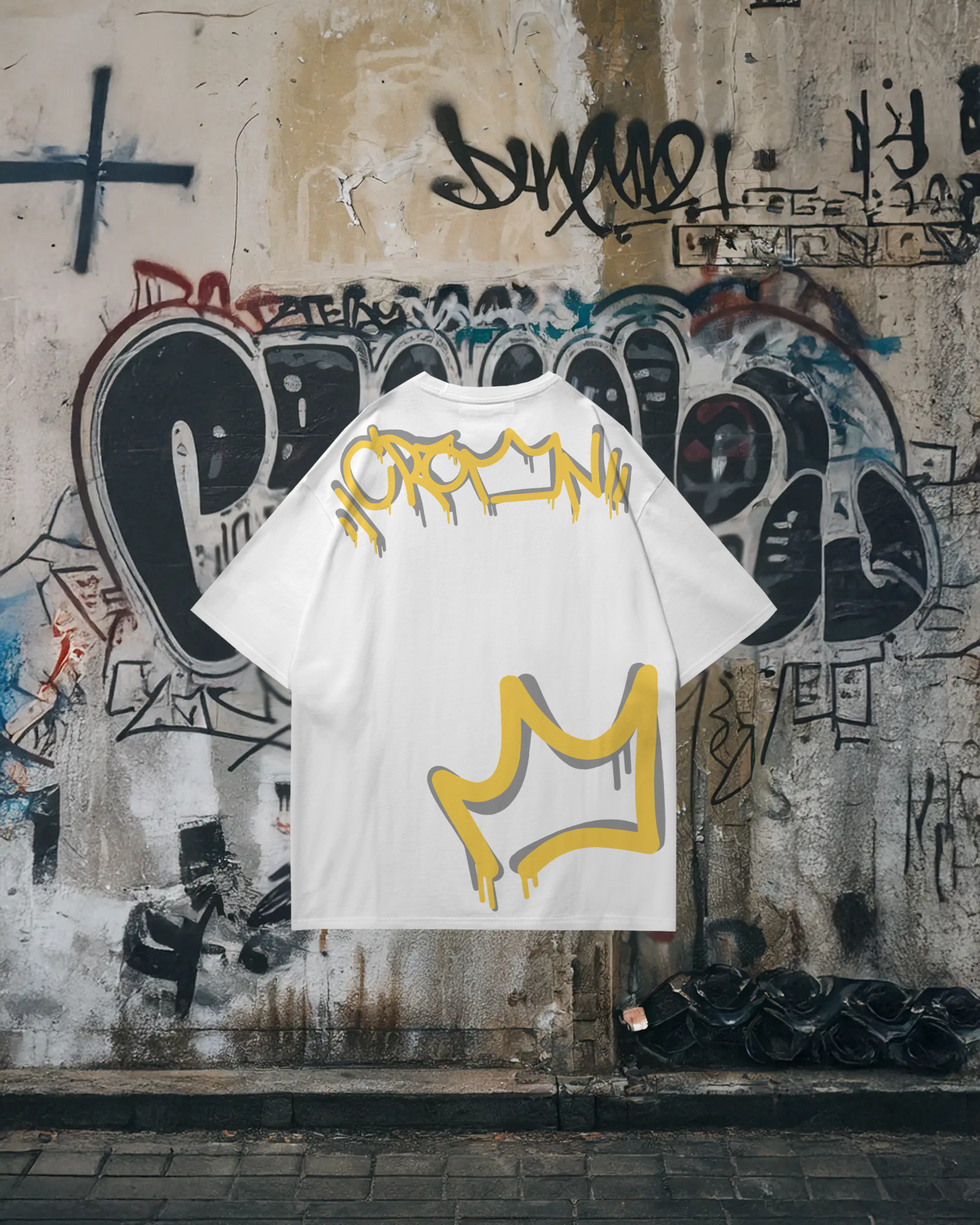 Playera Oversized Crown — “ALL RISE FOR THE KING” | The Urbn Bros Co.